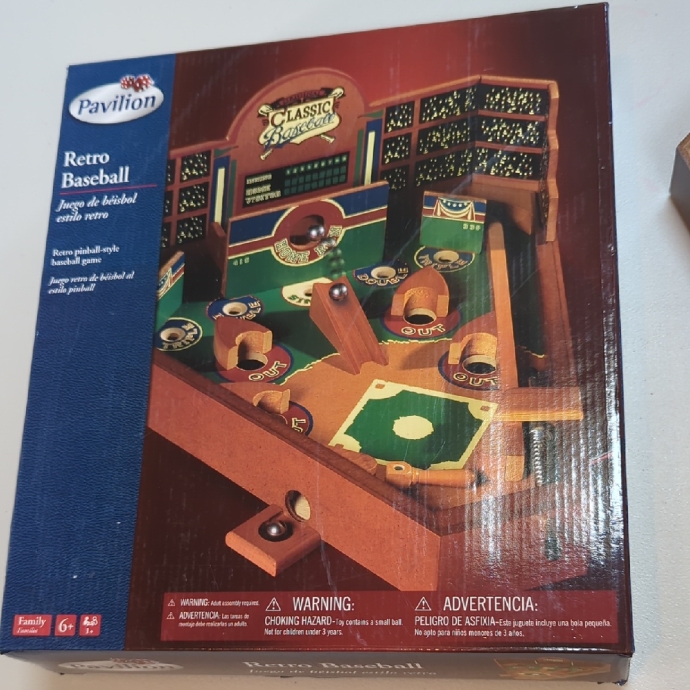 Old Time, Baseball Tabletop Pinball Game.